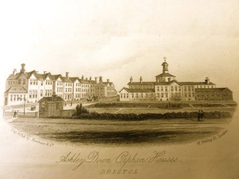 George Müller's Orphanage on a post card