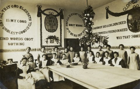 Children at the orphanage after Müller's decease.